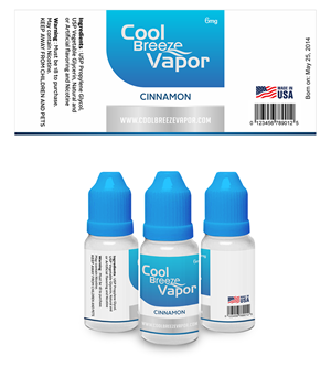 Label Design by Rockalight for cool breeze vapor | Design: #3780954