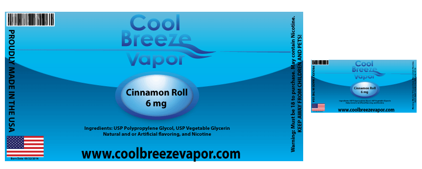 Label Design by 27th Element Designs for cool breeze vapor | Design #3788480