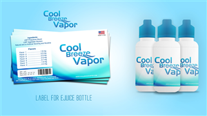 Label Design by fueldesignyard for cool breeze vapor | Design: #3782013