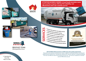 Design de Brochure par TedAtkinson pour Signal waste and recycling | Design : #3834853