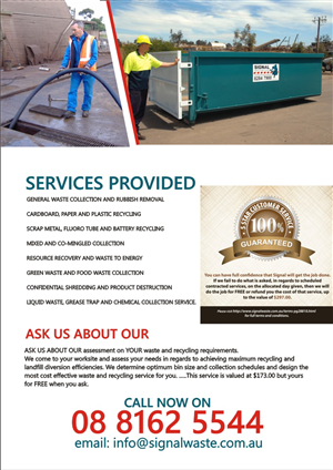 Brochure Design by hema dhawan for Signal waste and recycling | Design: #3867666