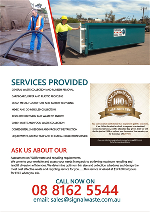 Brochure Design by hema dhawan for Signal waste and recycling | Design: #3875873