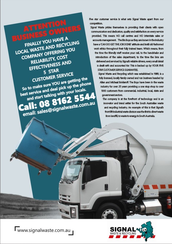 Diseño de Brochure por hema dhawan para Signal waste and recycling | Diseño #3945851