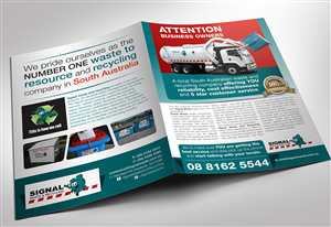 Brochure Design by ceramicristi for Signal waste and recycling | Design: #3863971