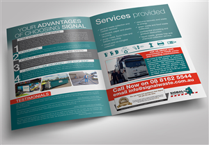 Brochure Design by ceramicristi for Signal waste and recycling | Design: #3863975