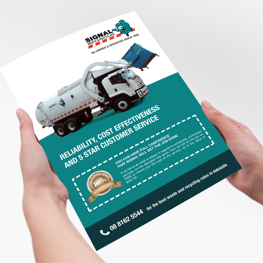 Brochure Design by tanya for Signal waste and recycling | Design #3940236