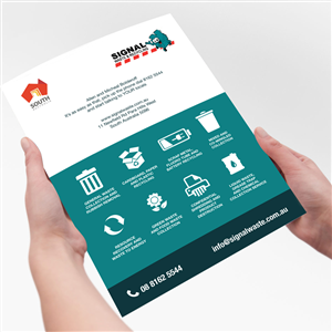 Design de Brochure par tanya pour Signal waste and recycling | Design : #3940240