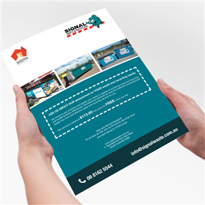 Design de Brochure par tanya pour Signal waste and recycling | Design : #3941470
