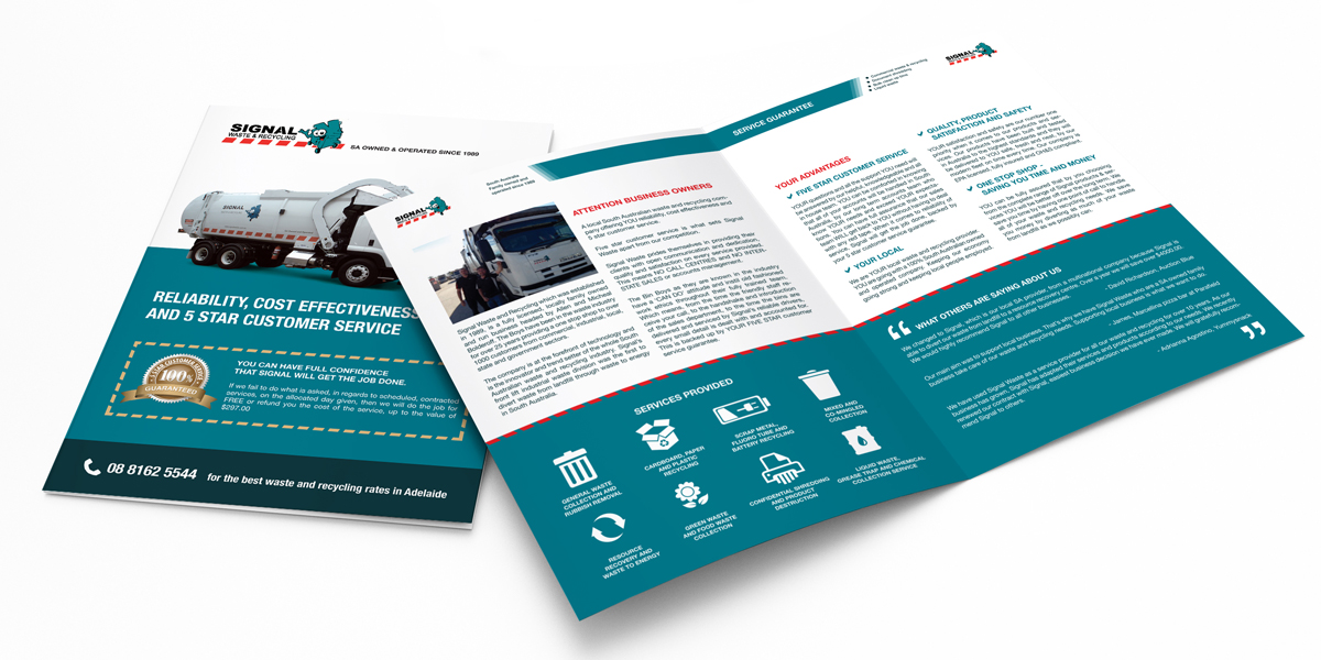 Diseño de Brochure por tanya para Signal waste and recycling | Diseño #3941515