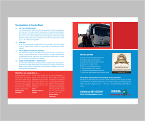 Brochure Design by Birdesign for Signal waste and recycling | Design: #3824874