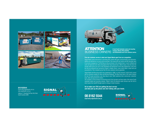 Brochure Design by Birdesign for Signal waste and recycling | Design: #3828848