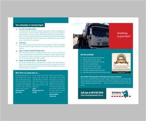 Brochure Design by Birdesign for Signal waste and recycling | Design: #3828878