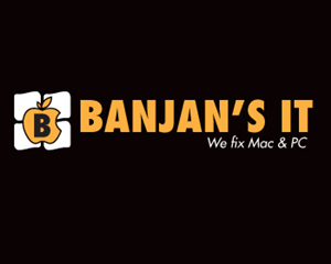 Logo-Design von Mugwag Media für BANJAN'S IT & NHPS Computer Services | Design #1003630