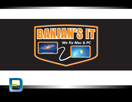 Logo-Design von Patrick Tero für BANJAN'S IT & NHPS Computer Services | Design: #1026552