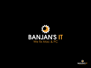 Logo Design by REDcrackers.com for BANJAN'S IT & NHPS Computer Services | Design: #1018378