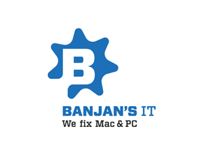 Logo-Design von Y.B. für BANJAN'S IT & NHPS Computer Services | Design #1023548