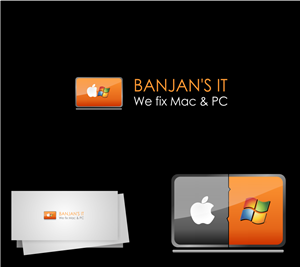 Logo Design by Naavyd for BANJAN'S IT & NHPS Computer Services | Design: #1000554