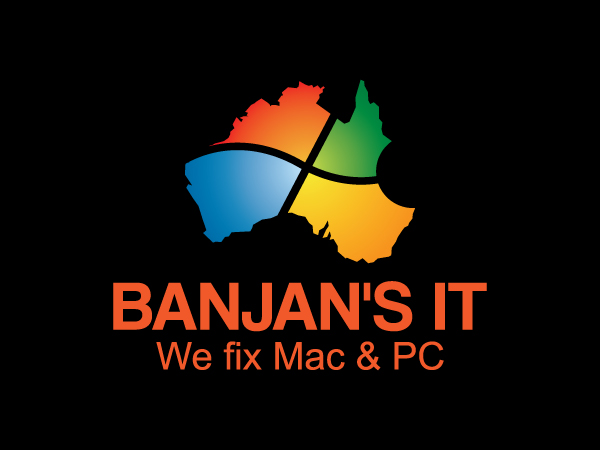 Logo-Design von lokiasan für BANJAN'S IT & NHPS Computer Services | Design #1007801