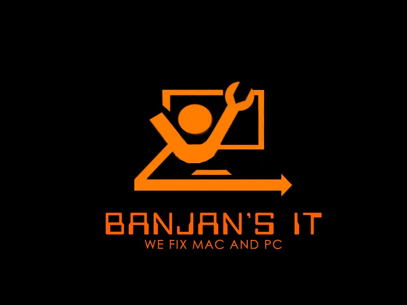 Logo Design by Slick Rick Media for BANJAN'S IT & NHPS Computer Services | Design #1021483