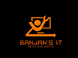 Logo Design by Slick Rick Media for BANJAN'S IT & NHPS Computer Services | Design: #1021483