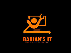 Logo Design by Slick Rick Media for BANJAN'S IT & NHPS Computer Services | Design: #1021485