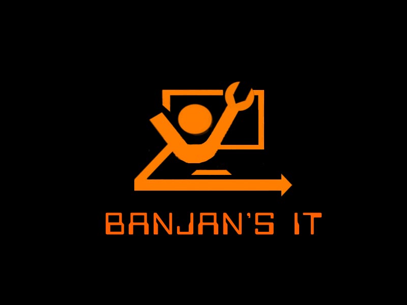 Logo Design by Slick Rick Media for BANJAN'S IT & NHPS Computer Services | Design #1021490
