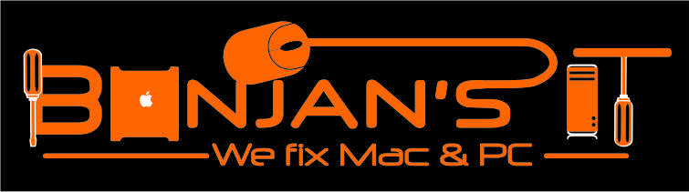 Logo Design by meshine00 for BANJAN'S IT & NHPS Computer Services | Design #999925