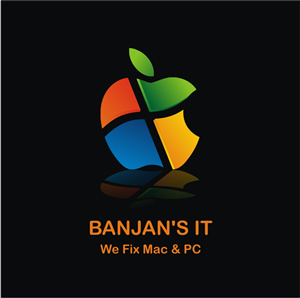 Logo Design by vanquishdesign for BANJAN'S IT & NHPS Computer Services | Design: #1008140