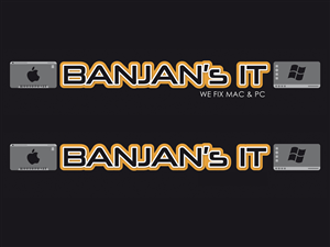 Logo-Design von DCD für BANJAN'S IT & NHPS Computer Services | Design: #1024978