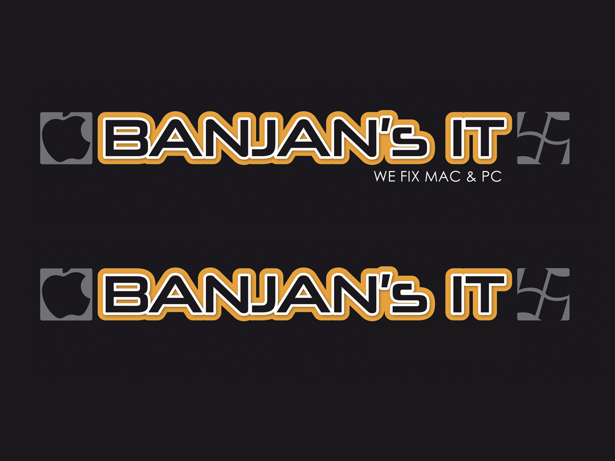 Logo Design by DCD for BANJAN'S IT & NHPS Computer Services | Design #1024979