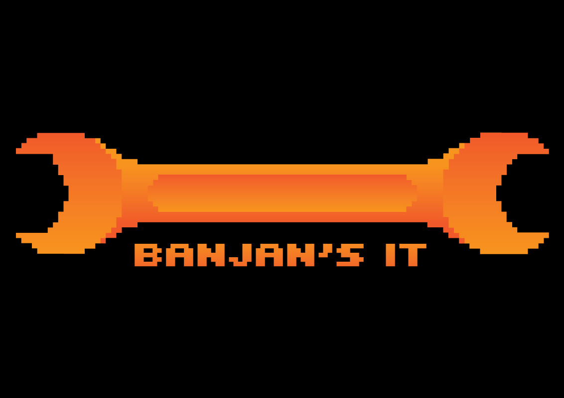 Logo-Design von Michael Libbiter für BANJAN'S IT & NHPS Computer Services | Design #1008284
