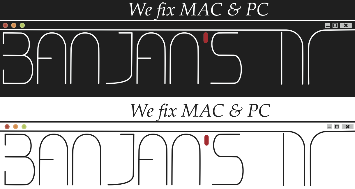 Design de Logo par DG13 pour BANJAN'S IT & NHPS Computer Services | Design #1003995