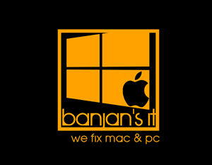 Logo-Design von J.Fairuz für BANJAN'S IT & NHPS Computer Services | Design #1024690