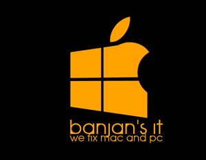 Logo-Design von J.Fairuz für BANJAN'S IT & NHPS Computer Services | Design: #1024694