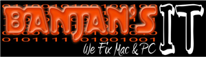 Logo-Design von Exclusive Designs INT für BANJAN'S IT & NHPS Computer Services | Design #1006102