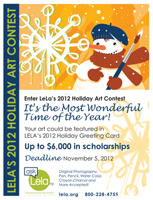 Holiday Art Contest Flyer