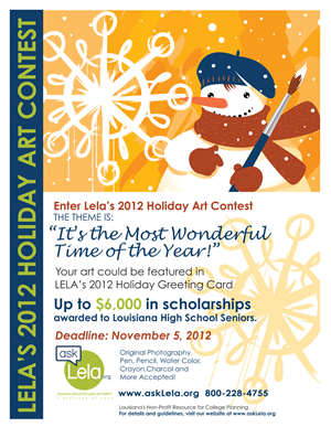 Holiday Art Contest Flyer | Flyer Design by ZinTech