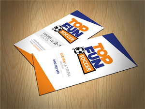 Business Card Design by FLEXIN for Top Fun Soccer | Design: #3766744