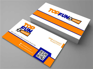Business Card Design by AwsomeD for Top Fun Soccer | Design: #3771340