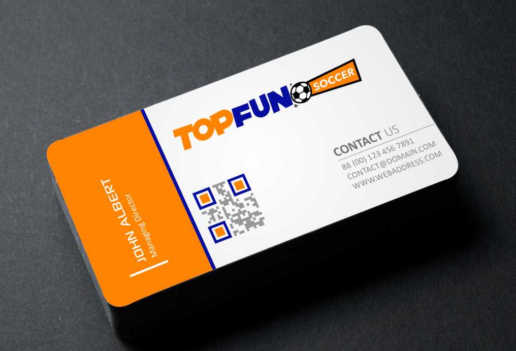 Business Card Design by AwsomeD for Top Fun Soccer | Design #3771343