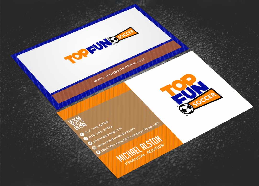 Business Card Design by AwsomeD for Top Fun Soccer | Design #3771347