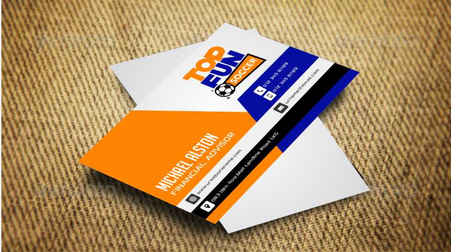 Business Card Design by AwsomeD for Top Fun Soccer | Design #3771350