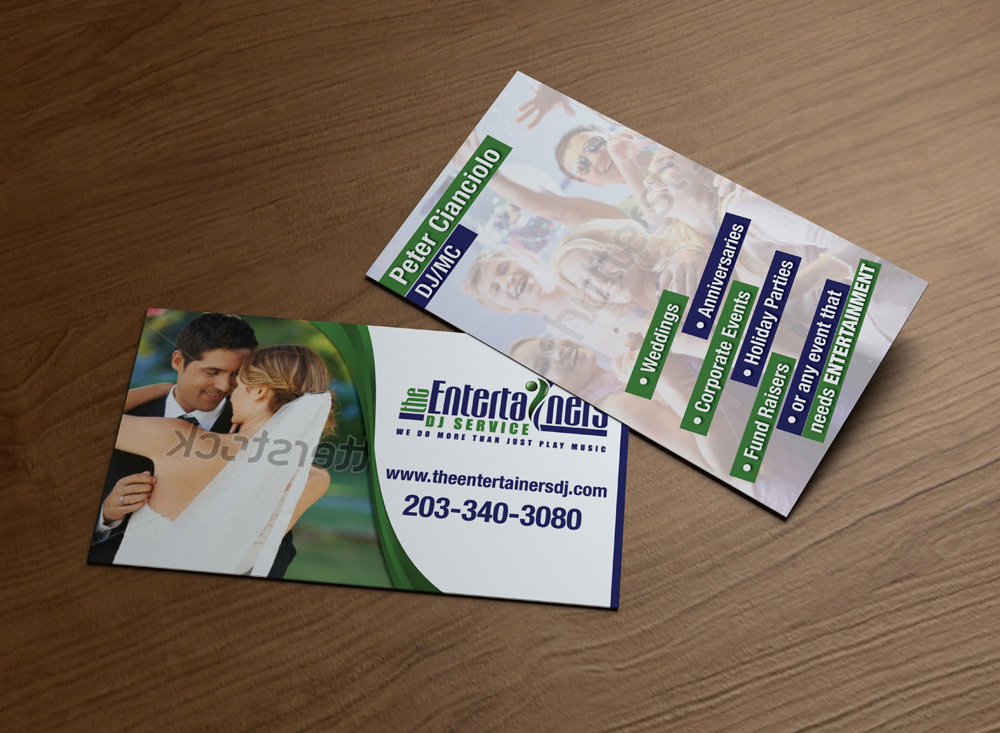 Business Card Design by MPStudio for the Entertainers DJ service | Design #1020173