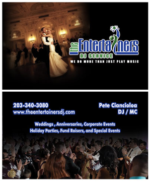 Business Card Design by IowaPrint for the Entertainers DJ service | Design #1004509