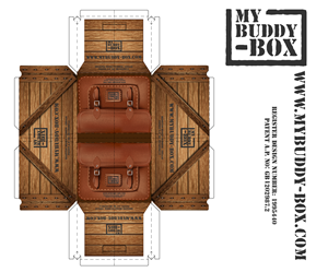 Turn My Buddy-Box from a practical essential into must have shopping accessory for ShoppaBox | Packaging Design by GliderGraphx