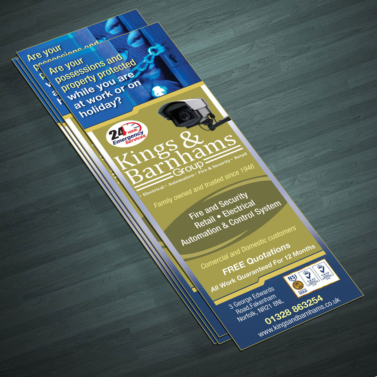 Flyer Design by Ramchander for Kings and Barnhams | Design #3791054