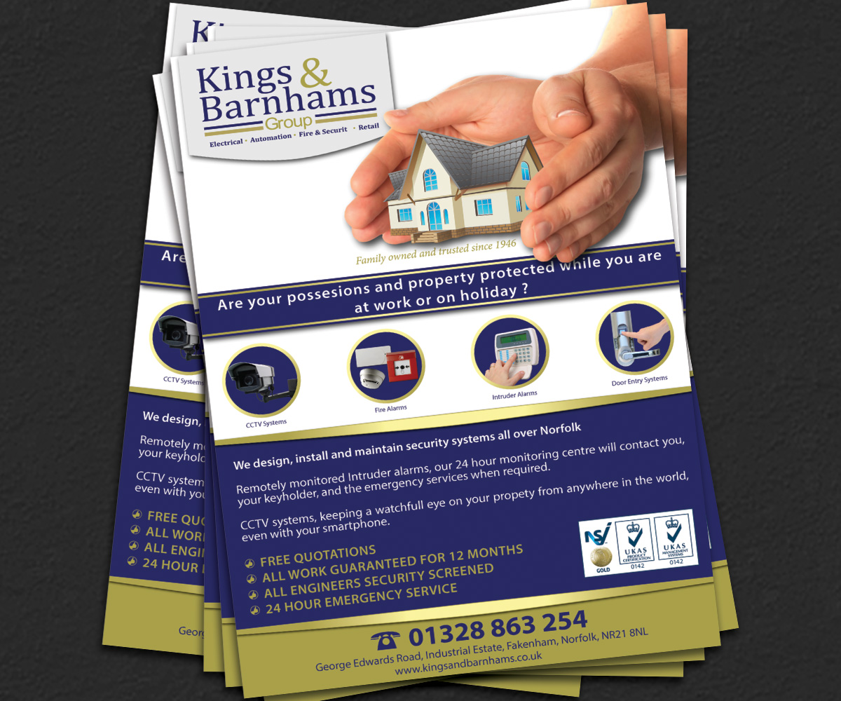 Flyer Design by Parmitu for Kings and Barnhams | Design #3805627