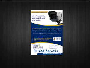 Flyer Design by Z.A for Kings and Barnhams | Design: #3805428