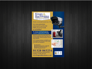 Flyer Design by Z.A for Kings and Barnhams | Design: #3805525
