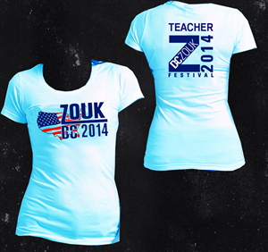 Diseño de Camiseta por MG para dczoukfestival | Diseño #3788205